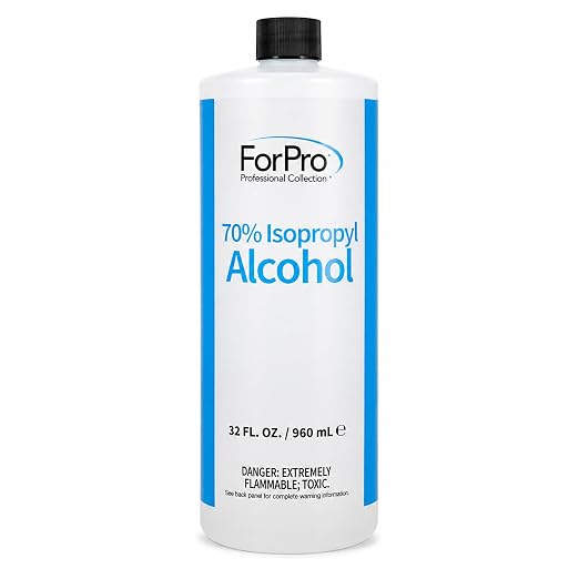 ForPro 70% Isopropyl Alcohol (IPA), 32 Fl Oz (960 ml) – Pure & Unadulterated Concentrated Alcohol