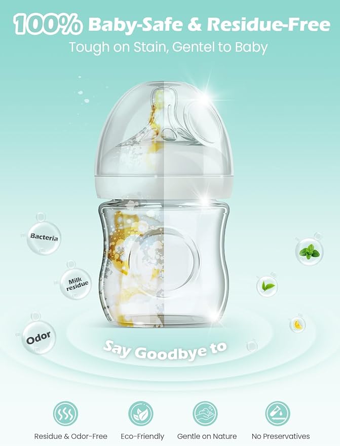 240PCS Official Detergent Cleaning Tablets: for Baby Brezza Grownsy Papablic Momfann Bottle Washer - Baby Bottle Washer Tablets for All Brands Bottles Washers Machines