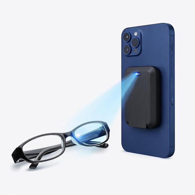 Portable UV Light Phone Sanitizer, Chemical-Free UV-C Disinfection for Phones and Surfaces, Designed by a Surgeon