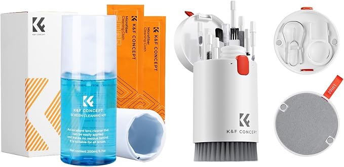 K&F Concept Keyboard Cleaning Kit Laptop Cleaner, with 200ml Screen Cleaner Spray