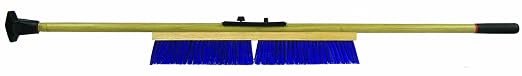 Weiler 44606 Pro-Flex 24" Block Size, Stiff Blue Polypropylene Fill, Sweep