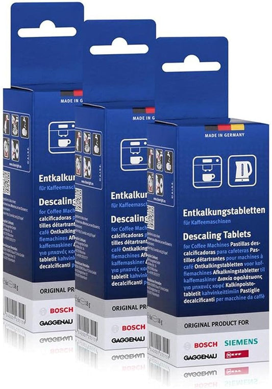 3X Bosch Siemens Entkalkungstabletten Entkalker Tassimo Gaggenau 00311864 311864