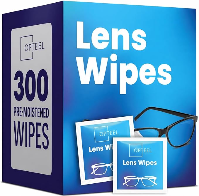 Screen Cleaner Wipes – Quick Dry, Streak-Free Screen Wipes for Electronics, Phones, Computers, Cameras, and All Lenses, Soft & Gentle, 300ct, Pre-Moistened & Individually Wrapped