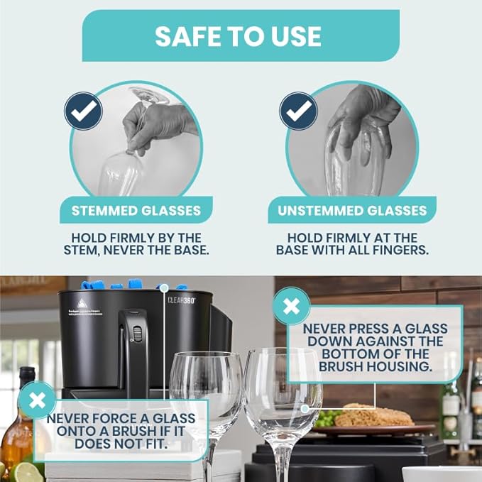Clear360º Home Glassware Polisher