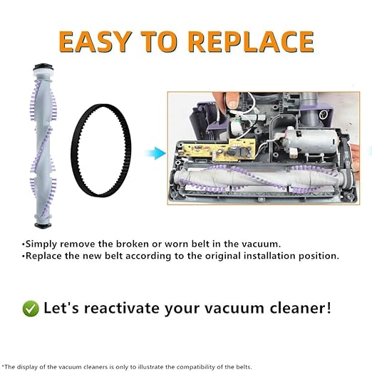 JEDELEOS Floor Nozzle Hose 193FFJ and Brush Roll 117FFJ for Shark Navigator NV350,NV351,NV352,NV355,NV356,NV356E,NV357,NV42,NV22,UV440 Lift-Away Upright Vacuum Bundle