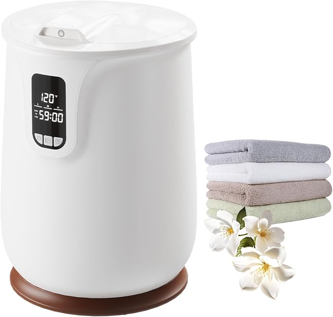 20L Smart Towel Warmer | Timer, Adjustable Heat & Auto Shut-Off | for Bathroom & Home Spa