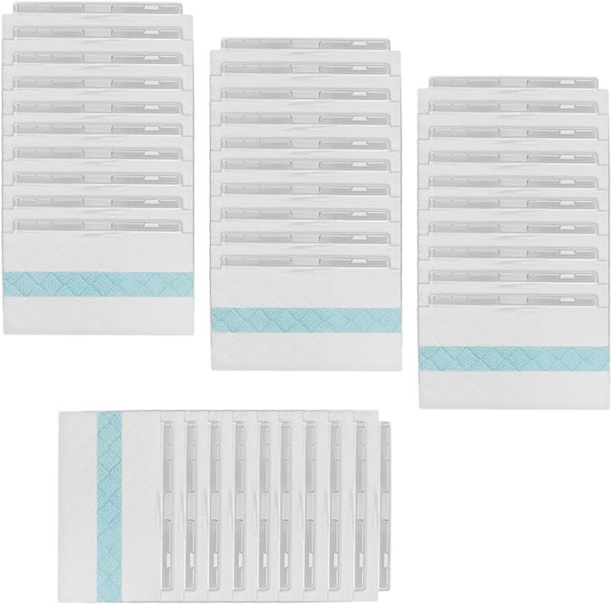 PIGUOAT 40 Pack Vac Mop Pads Refill Fit for Shark Vacmop VM200 VM190 VM250 VM251 VM200C VM252 VM252C QM250 VC205 VM250 for Shark vacmop Replacement Pads