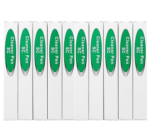 Fiber Cleaner Fiber Optical Tools,10PCS Fiber Optic Cleaner Pen for 2.5mm Ferrules SC,FC,ST,SC/APC and FC/APC,800+ Clean Times
