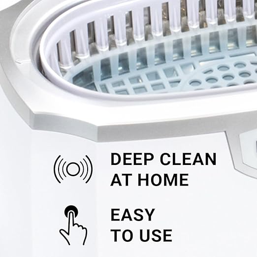 Professional Ultrasonic Cleaner Machine for Jewelry, Watches, Glasses, Dentures & Tools – 45kHz Digital Stainless Steel Ultrasonic Cleaner with Timer, Heater, Lab & Home Use