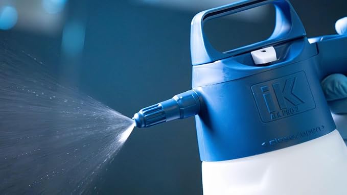 IK ALK Pro 2 – Professional Sprayer for Alkalines, Alcohols & Ketones – Pump Sprayer 50 oZ – Adjustable Nozzle, Safety Lock, Translucent Tank – Ideal for Cleaning & Disinfection