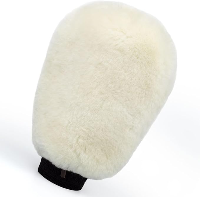 Gracefur Ultra-Soft Lambswool Car Wash Mitt – Scratch-Free & Extra Large Sheepskin Washing Glove for Cars, Trucks, SUVs, Motorcycles Detailing