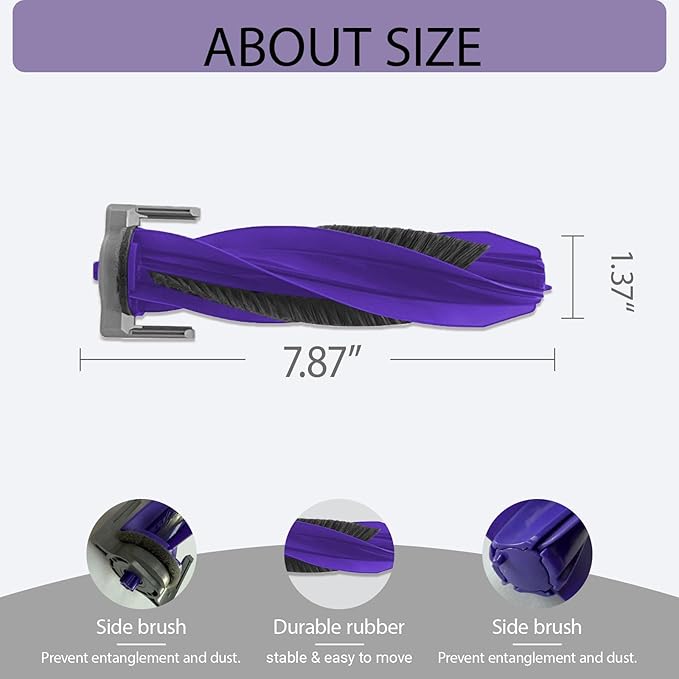 Replacement Parts for Narwal Freo Z10/Freo Z10 Ultra/Freo Pro/Freo X Plus Robot Vacuum Accessories (4 Main Rollers)