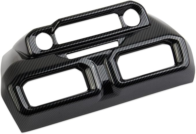 Center Console Air Vent Cover Trim Kit Accessories for 2024-2026 Ford Mustang (carbon fiber style)