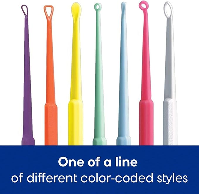 Bionix - Orange ControLoop Ear Curette Tool, Earwax Removal Tool, Helps Remove Wax Buildup, for Safe Earwax Removal, Convenient & Easy-to-Use, Ideal for Healthcare Providers, Single-Use (50 Count)