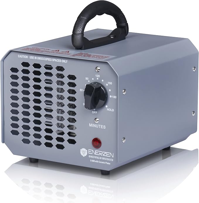 Enerzen O-888 Industrial Ozone Generator 70,000 mg/h - O3 Machine Air Ionizer Odor Remover Eliminator for Rooms, Smoke, Cars, and Pets