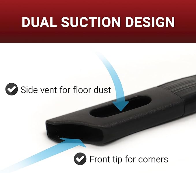 Drainvac Flexible Crevice Tool Vacuum Attachment – Long, Bendable Cleaning Nozzle for Tight Spaces and Under Furniture or Appliances – Tool Compatible with Any Residential Central Vacuum Handle