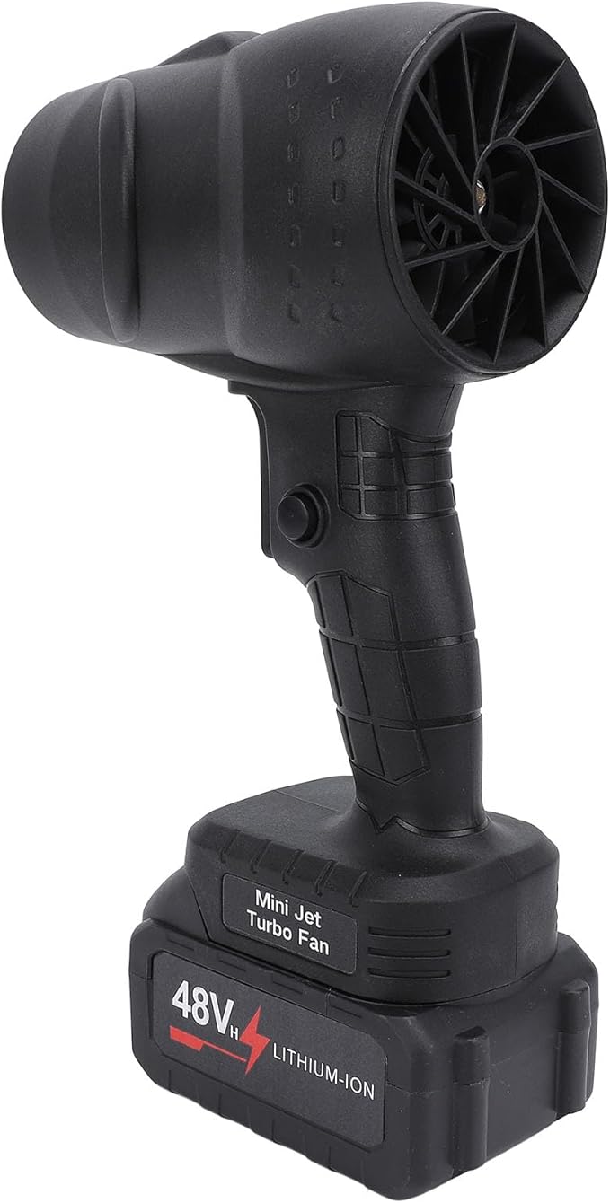 Electric Air Duster, Compressed Air Duster ABS Powerful Turbofan Rechargeable Electric Air Blower Cordless Handheld Blower Keyboard Cleaner for Home Car Keyboard Camping