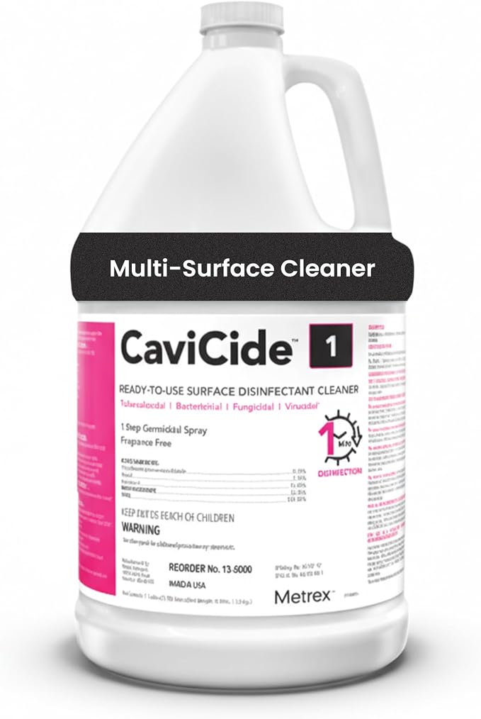 Metrex CaviCide1 Surface Disinfectant Cleaner – Ready-to-Use Alcohol-Based Cleaning Liquid, All Purpose Cleaner & Decontaminant for Clinical, Lab & Patient Care Areas – 1 Gallon Jug, #13-5000 EA