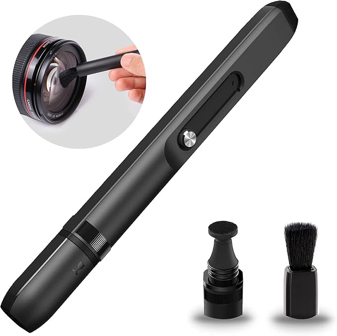 VSGO Electronic Air Blower V-P01E Professional Lens Cleaning Pen Lens Brush and VS-S04E Camera Sensor Cleaning Kit