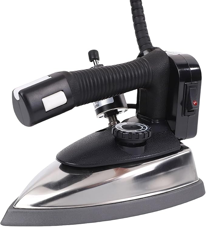 Industrial Electric Steam Iron 1200W Gravity Feed Steam Iron Temperature Adjustable with 3L Large-capacity Water Bottle Powerful Clothing Steamer for Ironing ﻿