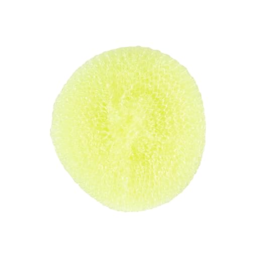 Restaurantware Plastic Dish Scrubbers 40 Pack 2.95 x 2.95 x 0.98 Inches Durable Non-Scratch Scrubbers Plastic Mesh Cleaning Pads Easy Grip Assorted Colors for Multi-Surface Cleaning