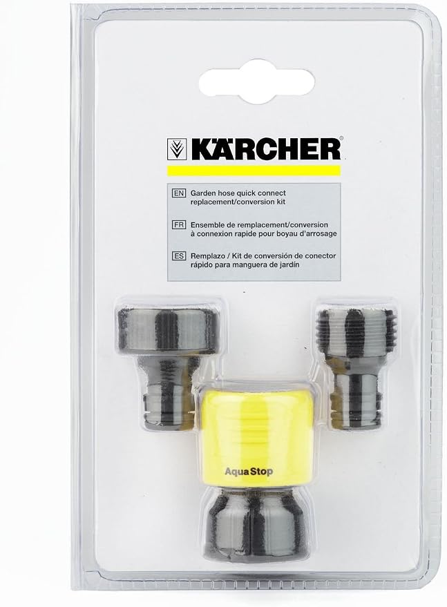 Kärcher 1700 PSI K 2 Electric Pressure Washer Bundle with 2 Spray Wands, 26' Hose and Garden Hose Adapter Kit