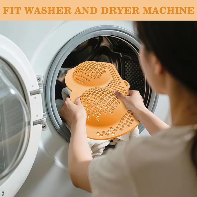 Silicone Bra Washing Bags for Laundry, 2 Pack Lingerie Laundry Mesh Bags, Keep Shape Delicate Wash Bra Bags Prevent Damage, Socks, Underwear, Protective Wash Bags with Lockable Zipper