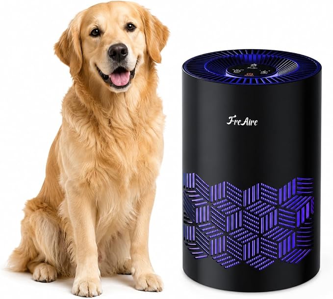 FreAire Air Purifiers for Bedroom Up to 1086 Ft², Air Purifiers for Home with Lights