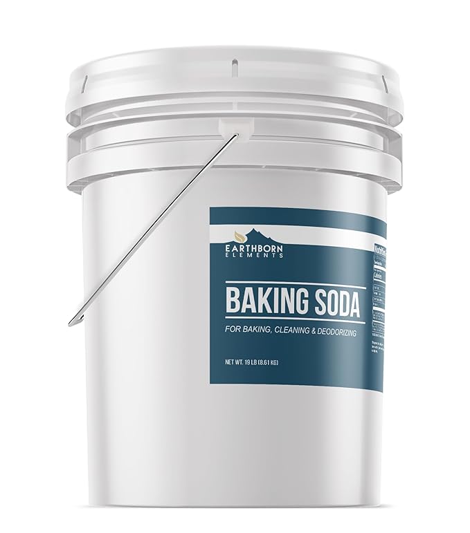 Earthborn Elements Baking Soda (2 Gallons) Sodium Bicarbonate, Cooking, Cleaning & Deodorizing