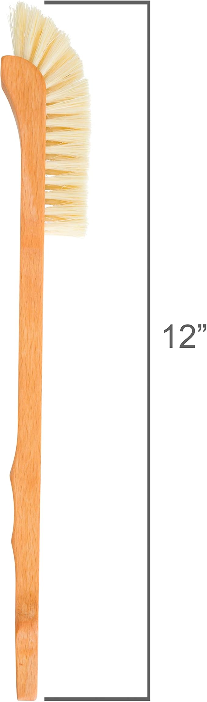 Redecker Ultra-Slim Drinking Bottle Brush with Beechwood Handle and Tampico Bristles, 12-Inches, Made in Germany