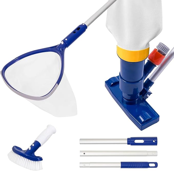 Skimmer, Brush, Pole & Vacuum Jet