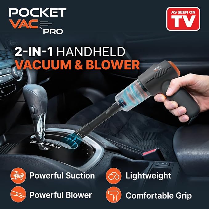 Pocket Vac , Pro and Reach (PRO (Compact + Docking Station))
