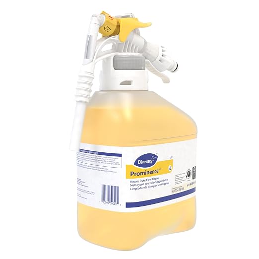 Diversey Prominence HD Floor Cleaner, RTD Conc, 5 L | Removes Soils and Oils, Fast Emulsifying Action, Film Free Drying, No Rinse Required, Daily Maintenance Use