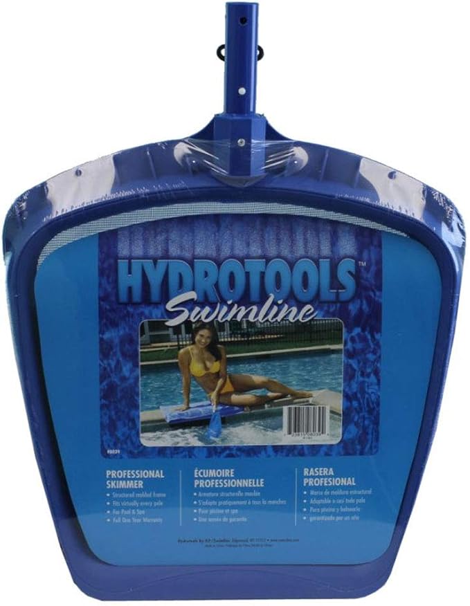 Swimline 8039 Professional Swimming Pool Leaf Skimmer Mesh Net (4 Pack)