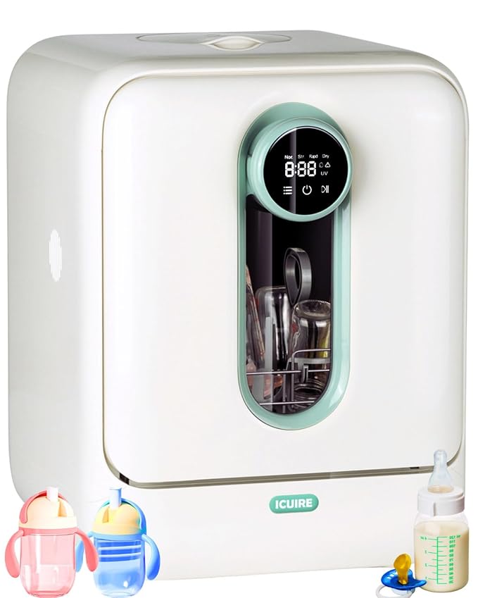 ICUIRE Detergent Tablets 150 Pcs for Momcozy, Baby Brezza, MOMFANN Bottle Washer, Compatible with Most Brands & ICUIRE Baby Bottle Washer