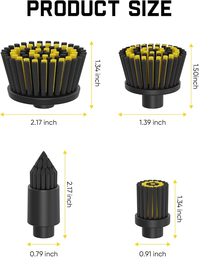 Fanttik Flip G10 Nano HomeCare Cordless Electric Spin Scrubber & 4 PCS Replacement Brush Heads