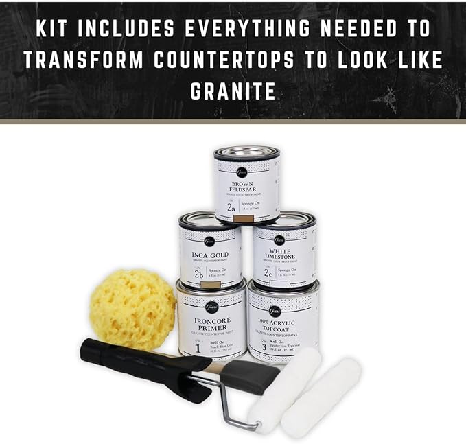 Giani Granite Countertop Paint Kit 2.0-100% Acrylic (Sicilian Sand)