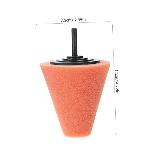 2pcs Car Wheel Polishing Sponge Discs Drill Buffer Attachment Waxing Sponge Discs for Car Polisher