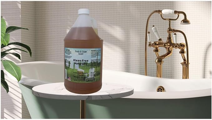 Naturally Preformed Enzyme Cleaner, Enzyme Solution, Multi-Purpose Cleaner, Laudry Additive, and More - Ready -To-Use - Fresh and Clean Scent - 128oz (1 Gallon)