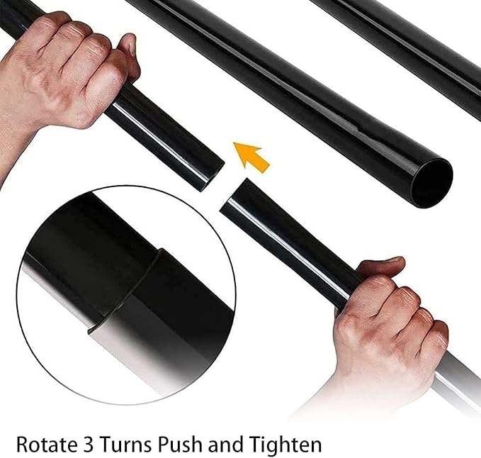 4Pcs 1.25 Inch Vacuum Extension Wands, 14.5 Inch Long, 1 1/4" Plastic Wand Pipe for Replacement Vacuum Cleaner Extension Pipe Tubes