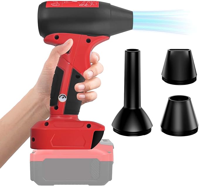 Jet Dry Blower Compatible with Craftsman 20V Battery, 130000 RPM Super Jet Fan, Compressed Air Duster with 3 Adjustable Speeds for Computer, Car, Outdoors & Home Cleaning (Battery Not Included)