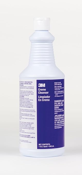 3M Creme Cleanser Ready-to-Use, 1 Quart, 12/Case