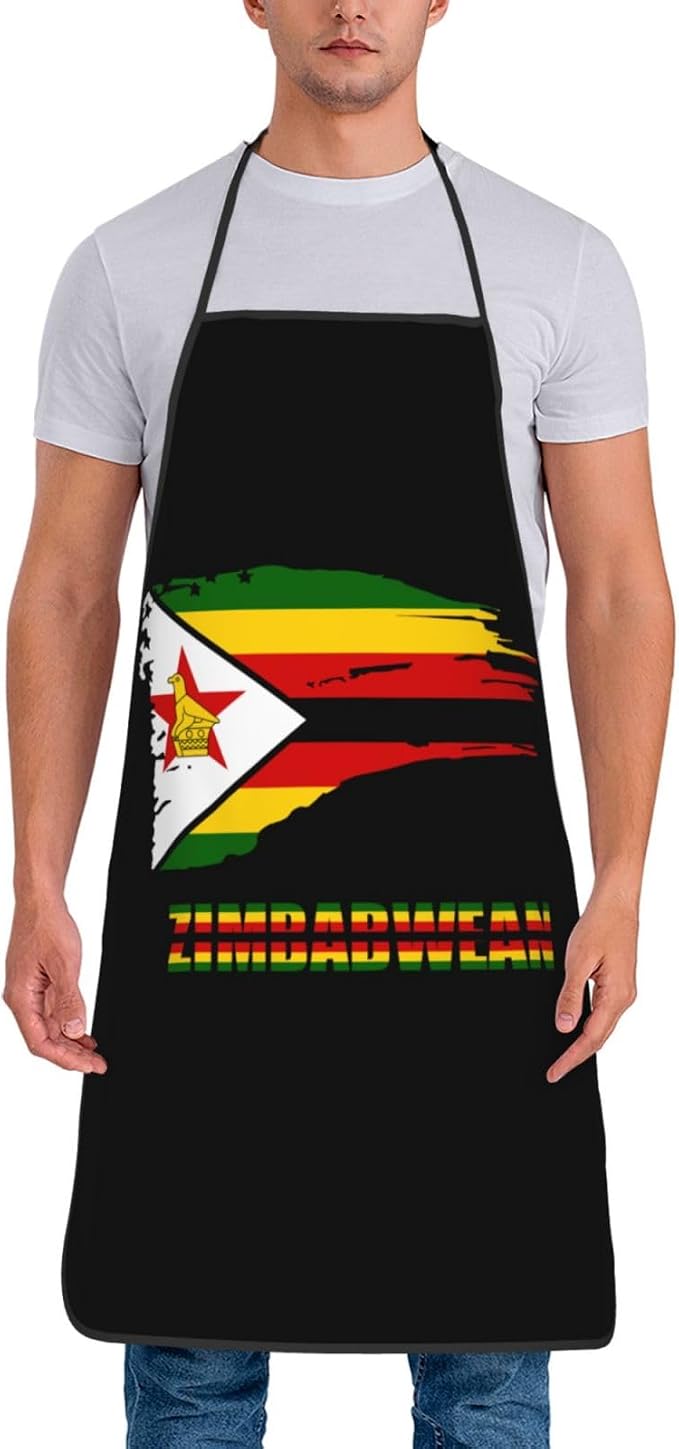Venezuela Flag Unisex Kitchen Bib Apron Barbershop Coffee Shop With Adjustable Apron