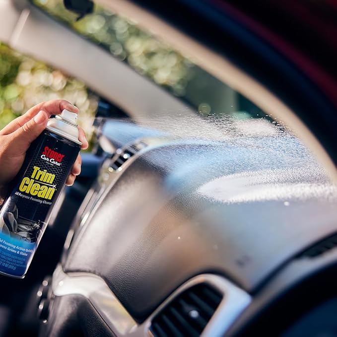 Stoner Car Care 91134-2PK Trim Clean – All-Purpose Foaming Automotive Interior Cleaner, Fast-Acting Formula Quickly Removes Grime, Dirt & Stains from Trim, Consoles & Plastics – 18 oz (Pack of 2)