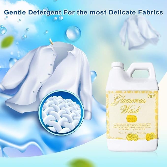 Tyler Candle Glamorous Wash Laundry Detergent Diva and High Maintenance 64oz Bundle