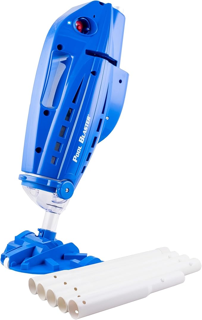POOL BLASTER Millennium 2026 Cordless Pool Vacuum | Rechargeable hoseless above & inground vac, strong suction, high capacity chamber, 1 hour runtime, use with standard poles