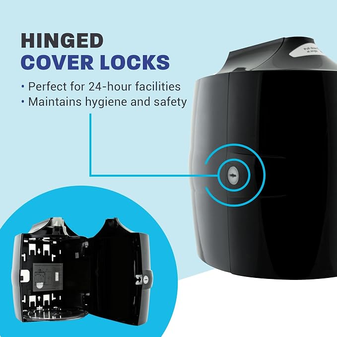 Zogics Wall Mounted Dispenser for Gym Wipes – No-Touch Sanitizing Wipes Dispenser, Mounts Easily to Wall for Quick Access to Disinfecting Wet Wipes (1 Unit)