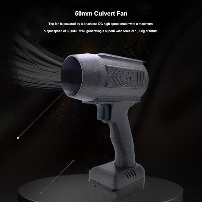 Cordless Dry Blower, 150000 RPM Powerful Electric Air Duster Blower, Brushless Motor Portable Hand Held Mini Turbo Violent Fan Air Blower for Car Computer Lens