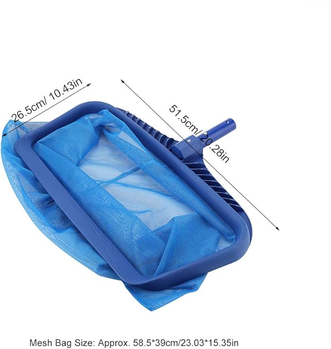 Pool Net, Lightweight Fine Mesh Pool Leaf Rake Net Pool Skimmer Net Pool Leaf Net for Catch Leaves and Other Floating Debris