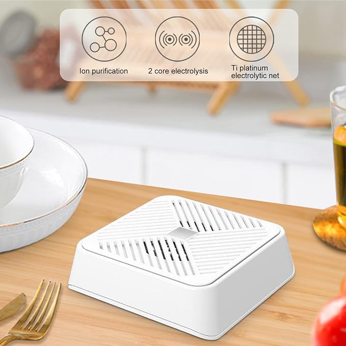 Mini USB Ultrasonic Dishwasher, Portable Dish Washing Machine Cleaner for Home Kitchen Apartment, Wshing Tools for Dishware Fruit Vegetable (White)